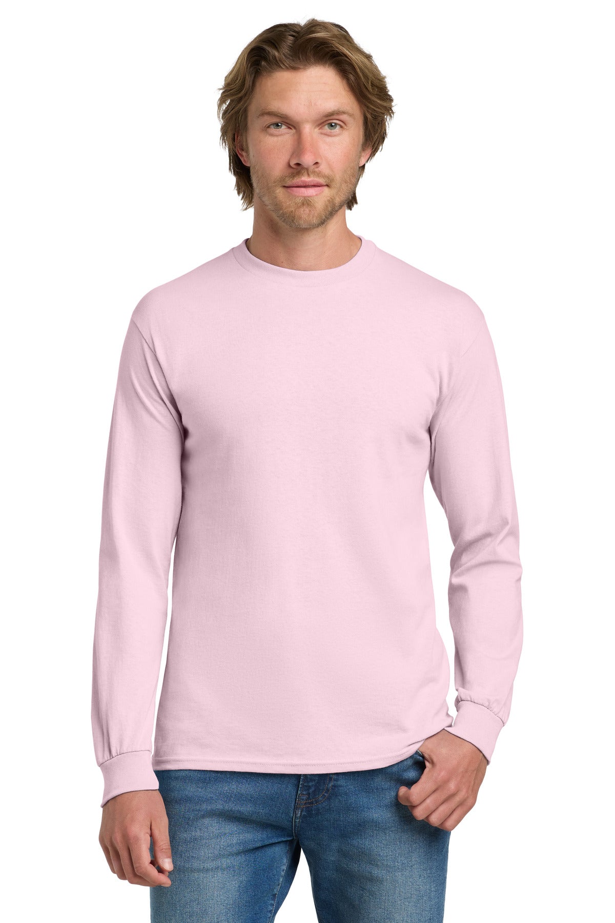 Gildan - Heavy Cotton 100% Cotton Long Sleeve T-Shirt.  5400