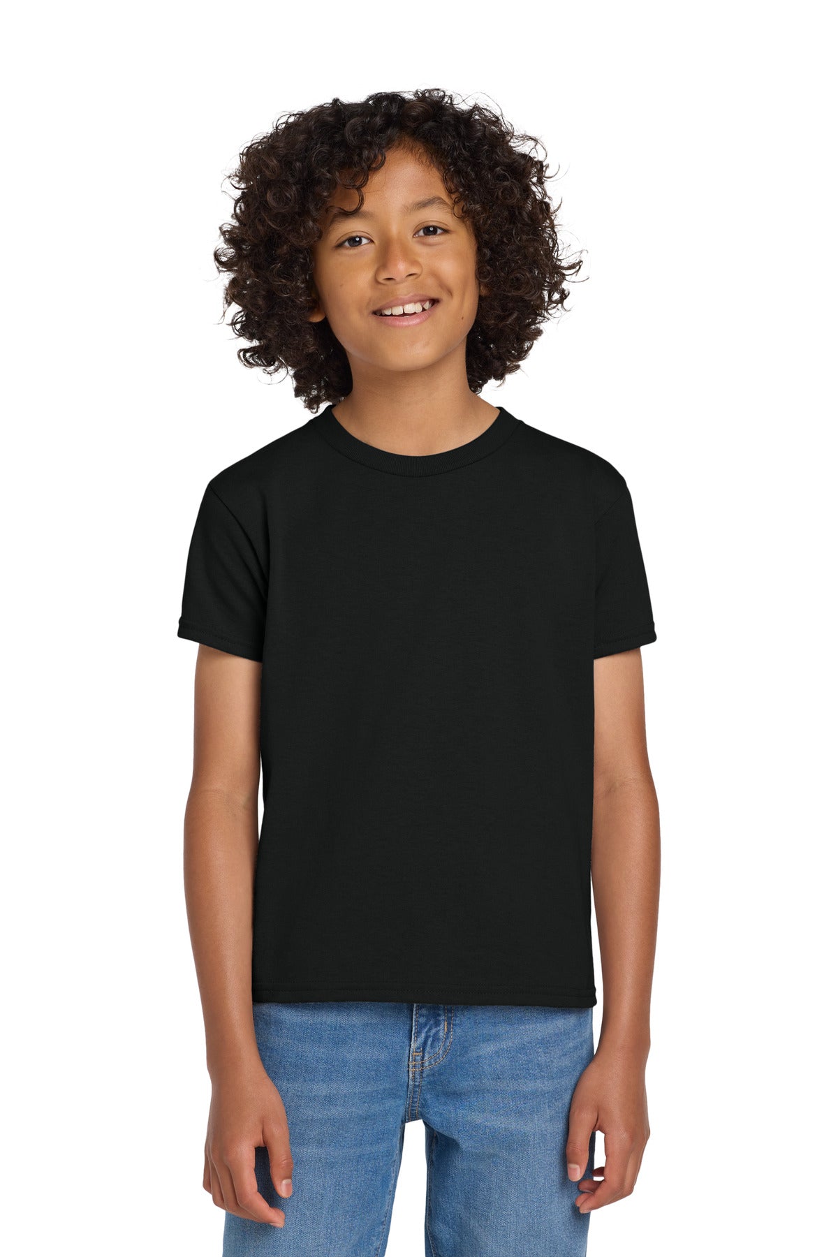 Gildan Youth DryBlend 50 Cotton/50 Poly T-Shirt.  8000B