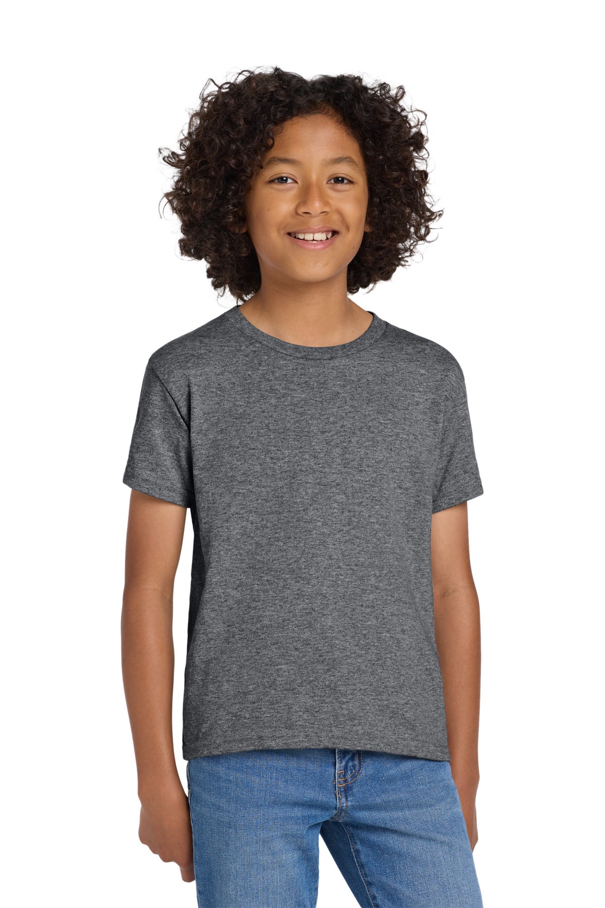 Gildan Youth DryBlend 50 Cotton/50 Poly T-Shirt.  8000B
