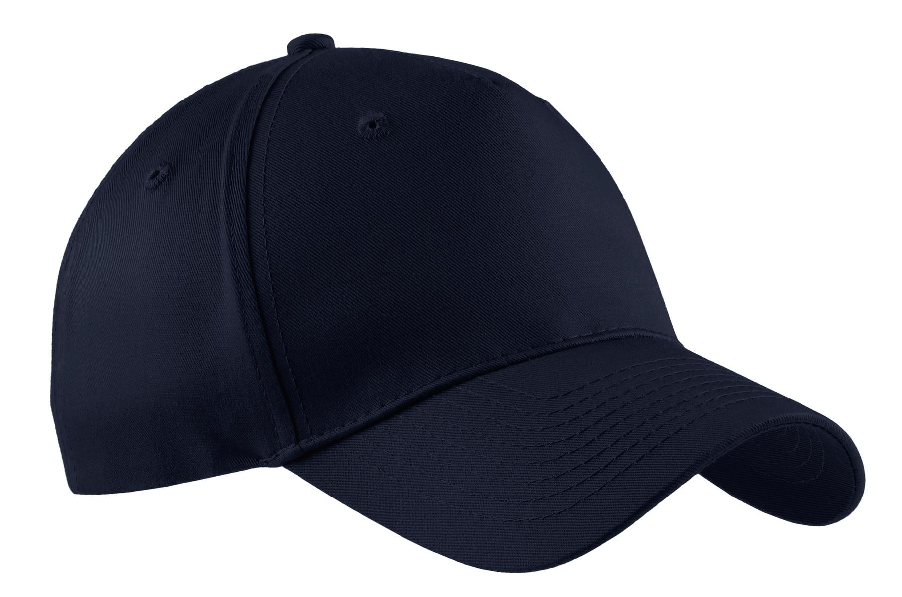 Port Authority Five-Panel Twill Cap.  CP86