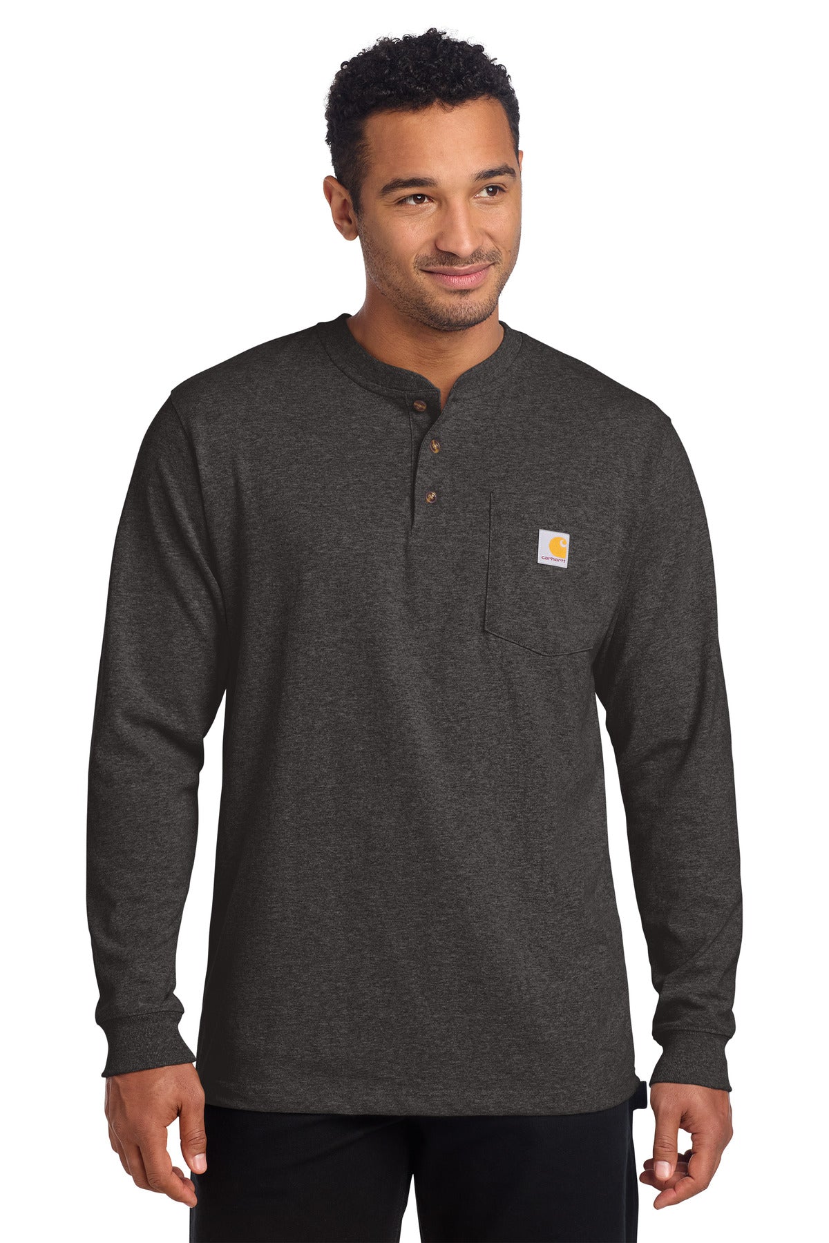 Carhartt Long Sleeve Henley T-Shirt CTK128