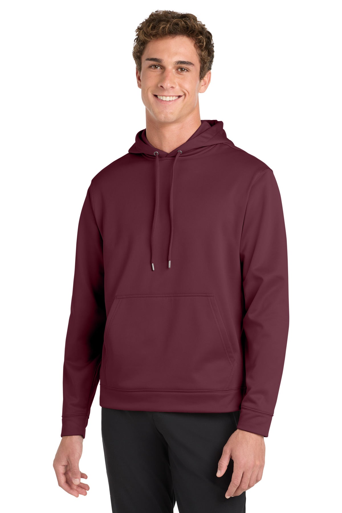 Sport-Tek Sport-Wick Fleece Hooded Pullover.  F244
