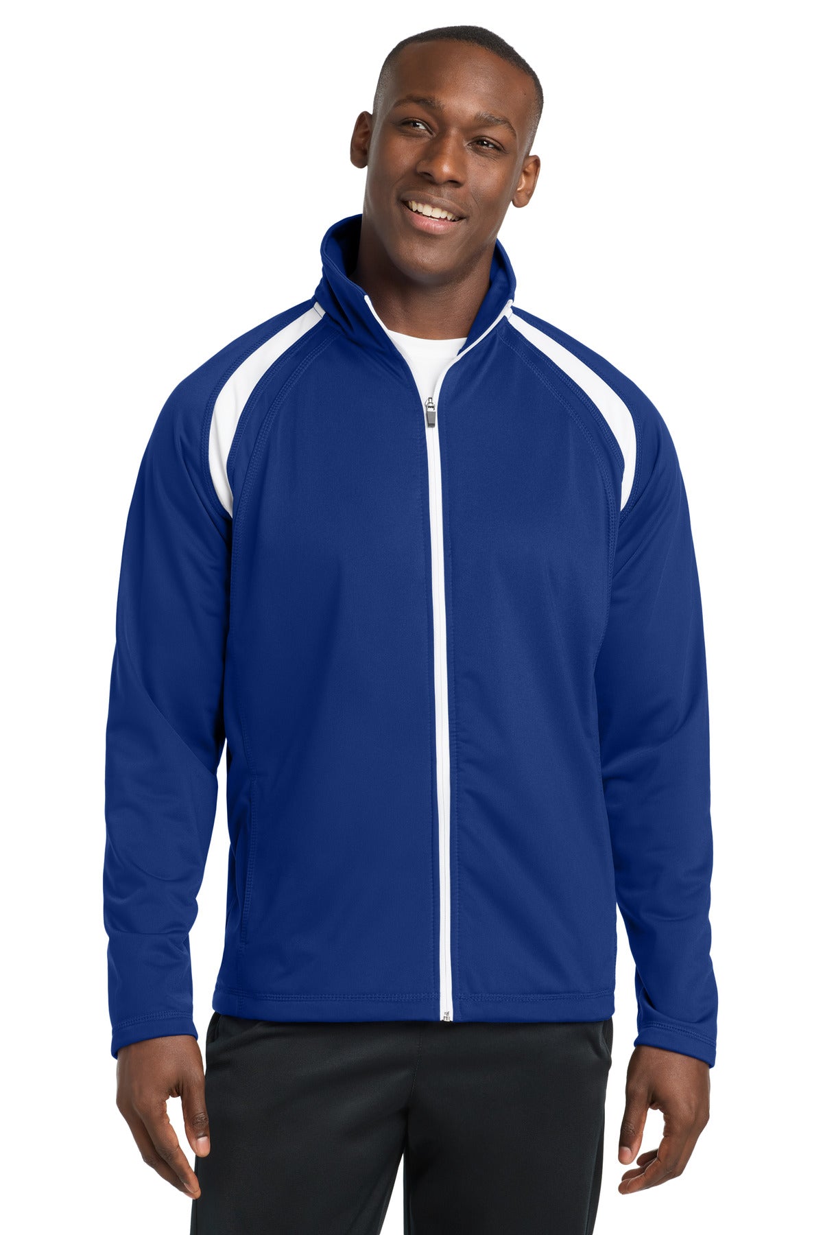 Sport-Tek Tricot Track Jacket. JST90