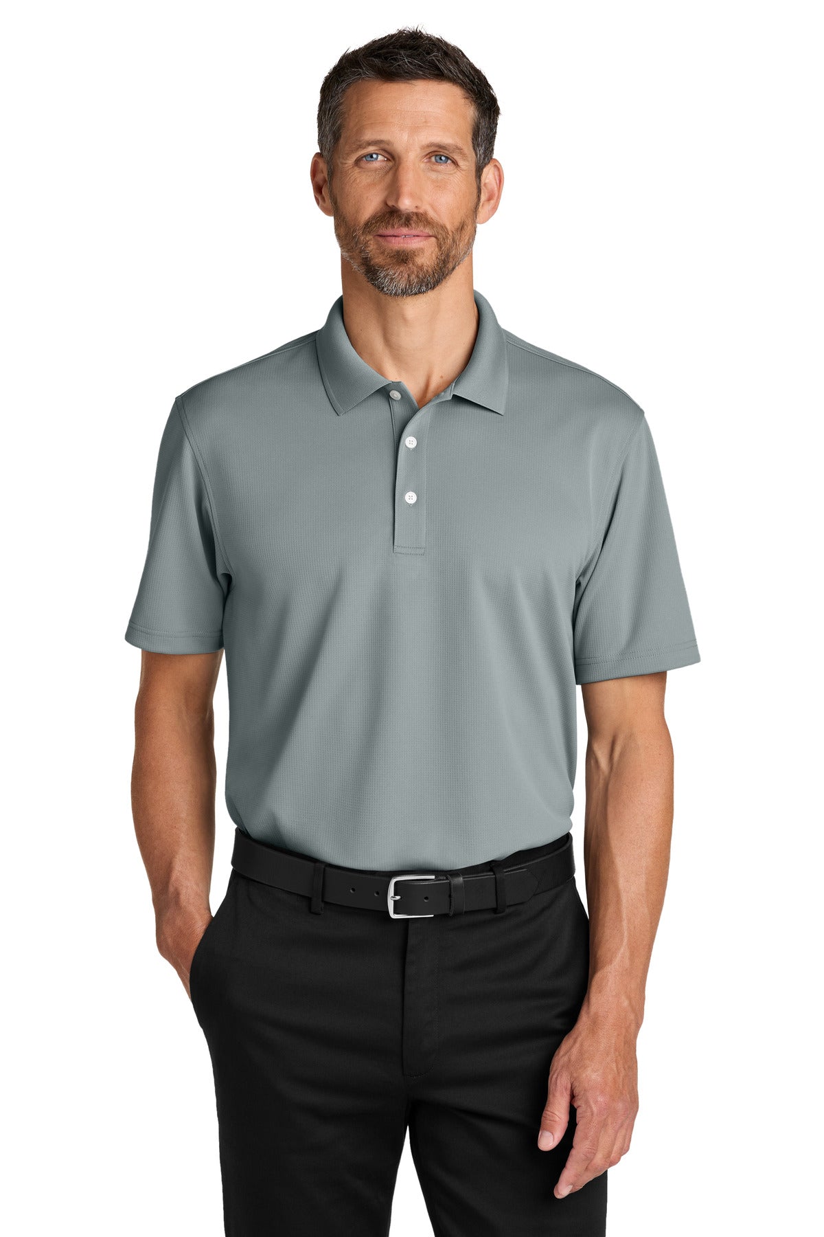 Port Authority Dry Zone Stain-Release Grid Polo K845