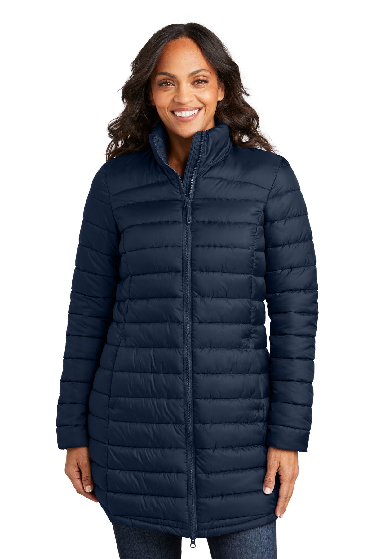 Port Authority Women's Horizon Puffy Long Jacket L365