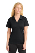 Sport-Tek Women's Dri-Mesh V-Neck Polo.  L469