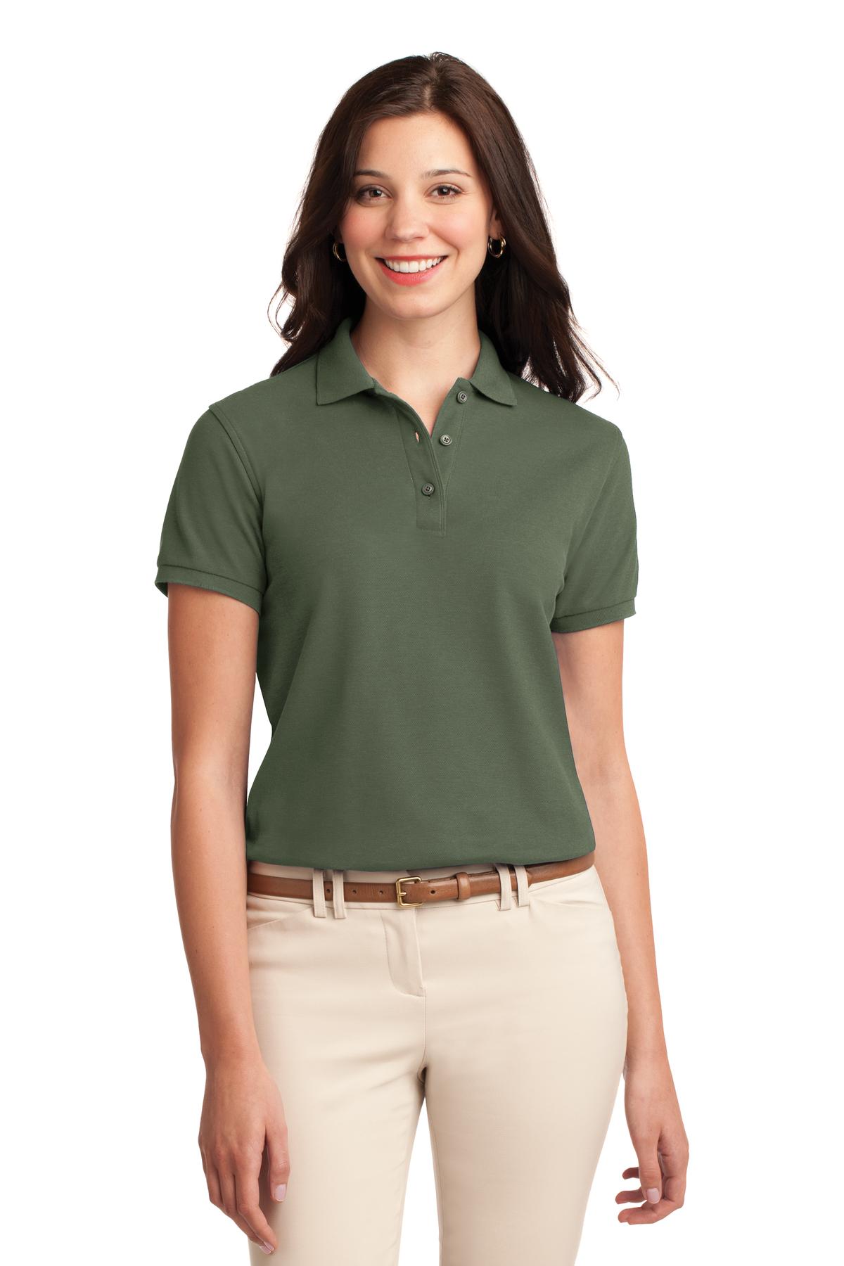 Port Authority Women's Silk Touch Polo.  L500