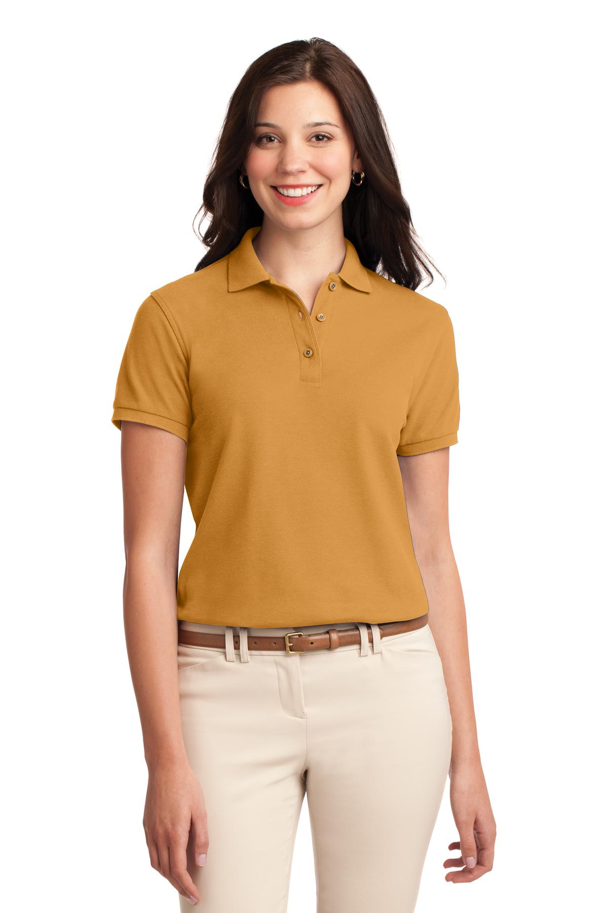 Port Authority Women's Silk Touch Polo.  L500