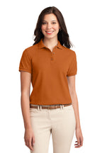 Port Authority Women's Silk Touch Polo.  L500