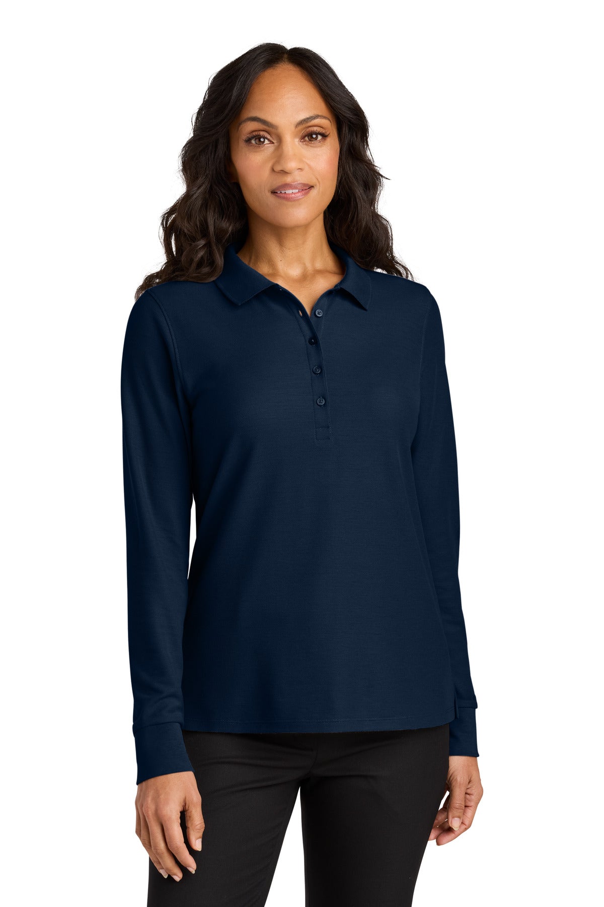 Port Authority Women's Wearever Signature Pique Long Sleeve Polo LK200LS