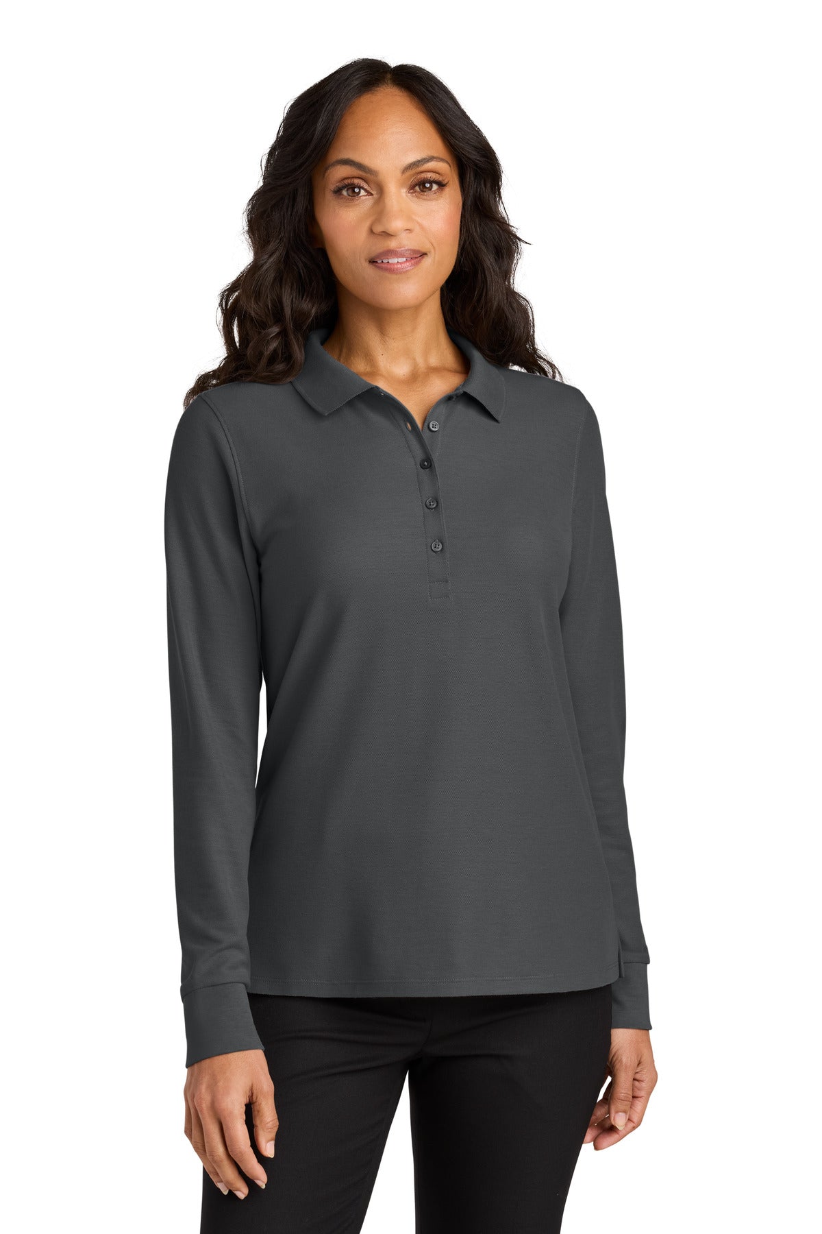Port Authority Women's Wearever Signature Pique Long Sleeve Polo LK200LS