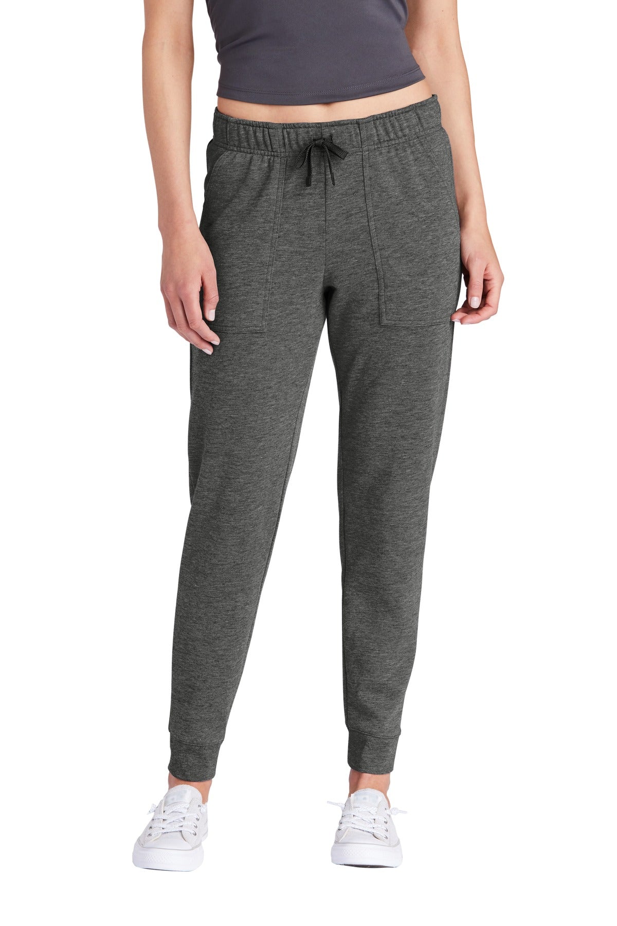 Sport-Tek  Women's PosiCharge  Tri-Blend Wicking Fleece Jogger LST299
