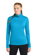 Sport-Tek Women's PosiCharge Competitor 1/4-Zip Pullover. LST357