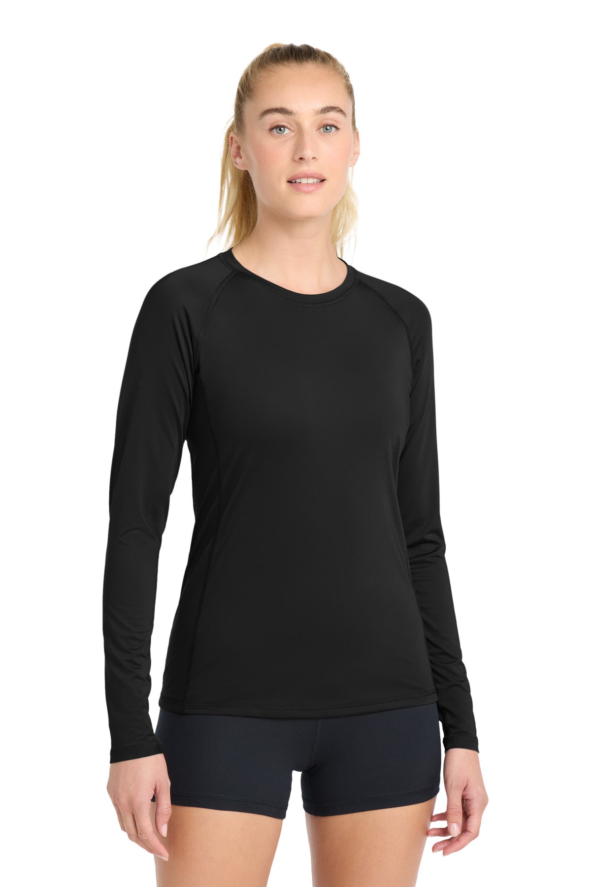 Sport-Tek  Women's Long Sleeve Rashguard Tee. LST470LS
