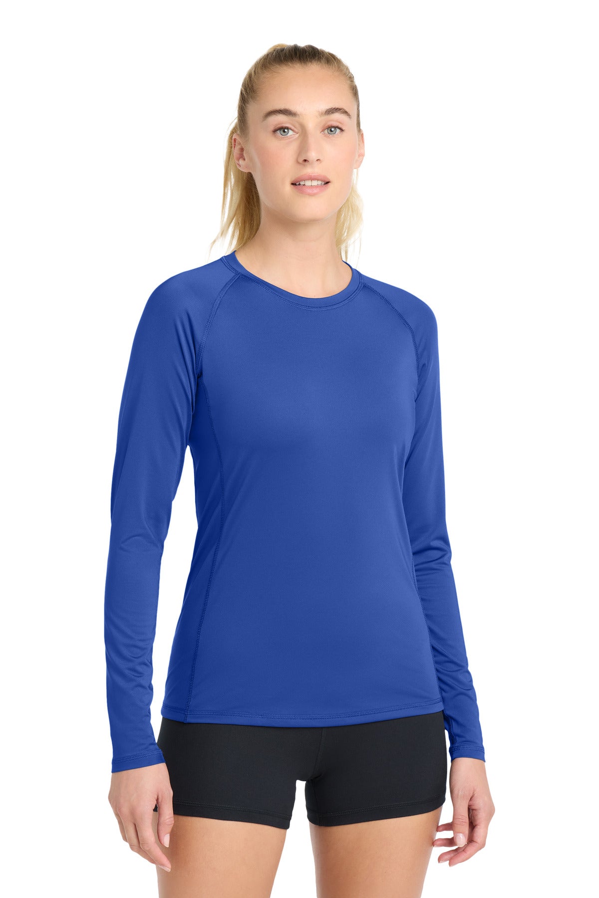 Sport-Tek  Women's Long Sleeve Rashguard Tee. LST470LS