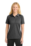 Sport-Tek Women's Heather Colorblock Contender Polo. LST665