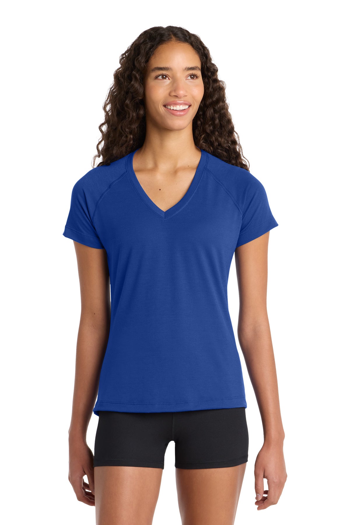 Sport-Tek Women's Ultimate Performance V-Neck. LST700