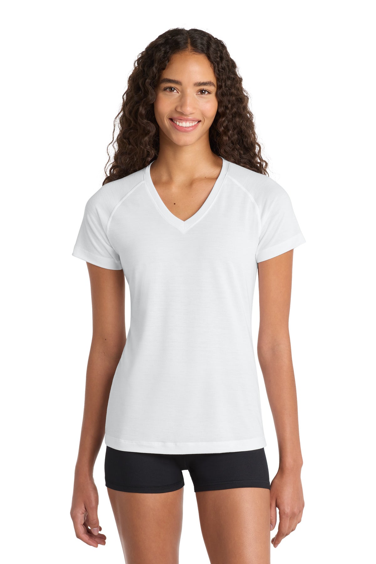 Sport-Tek Women's Ultimate Performance V-Neck. LST700