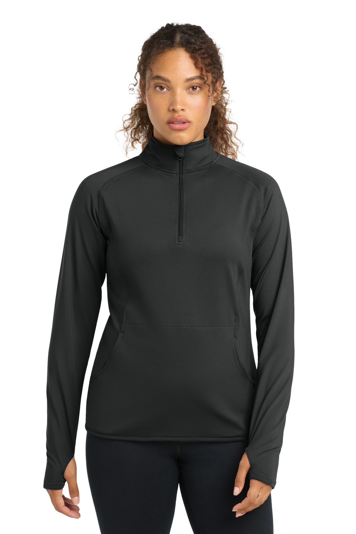 Sport-Tek Women's Sport-Wick Stretch 1/4-Zip Pullover. LST850