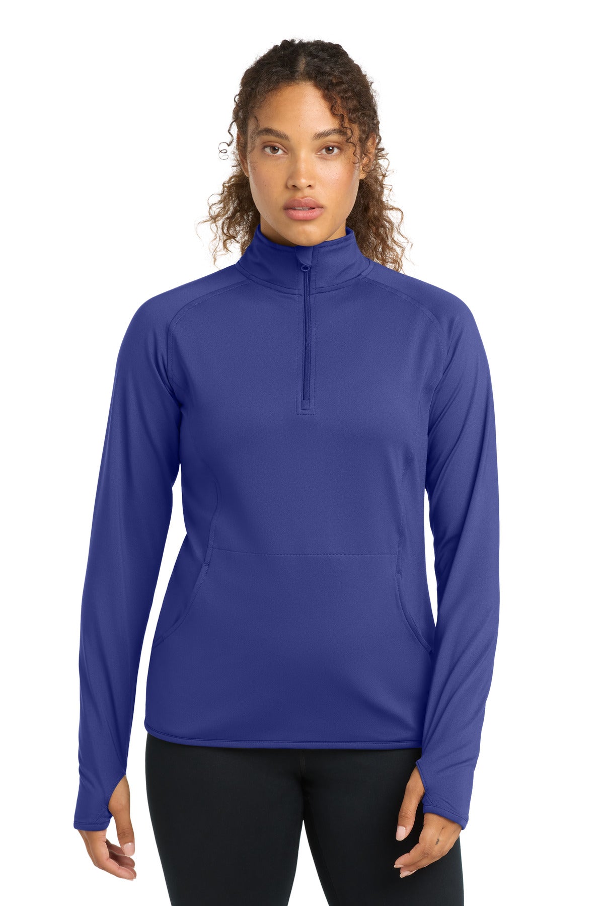 Sport-Tek Women's Sport-Wick Stretch 1/4-Zip Pullover. LST850