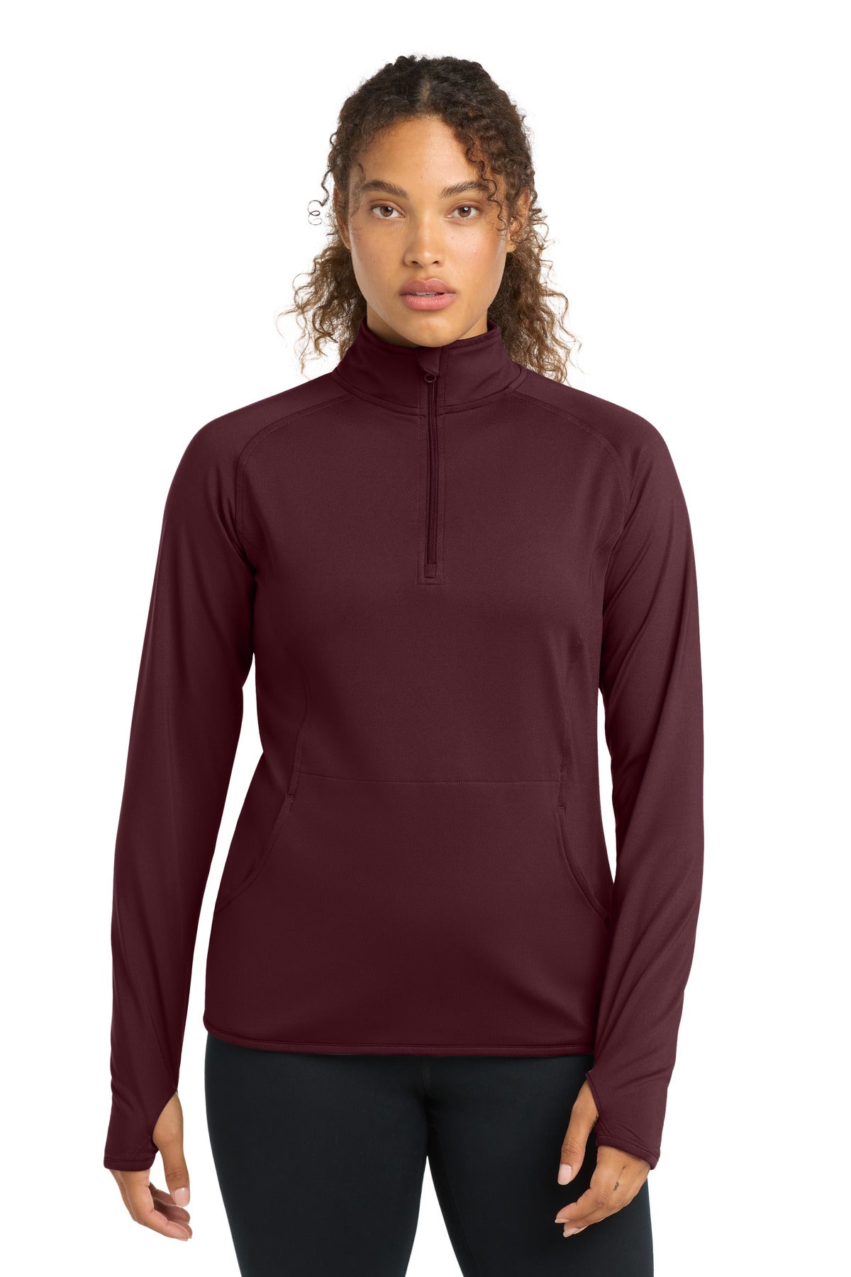 Sport-Tek Women's Sport-Wick Stretch 1/4-Zip Pullover. LST850