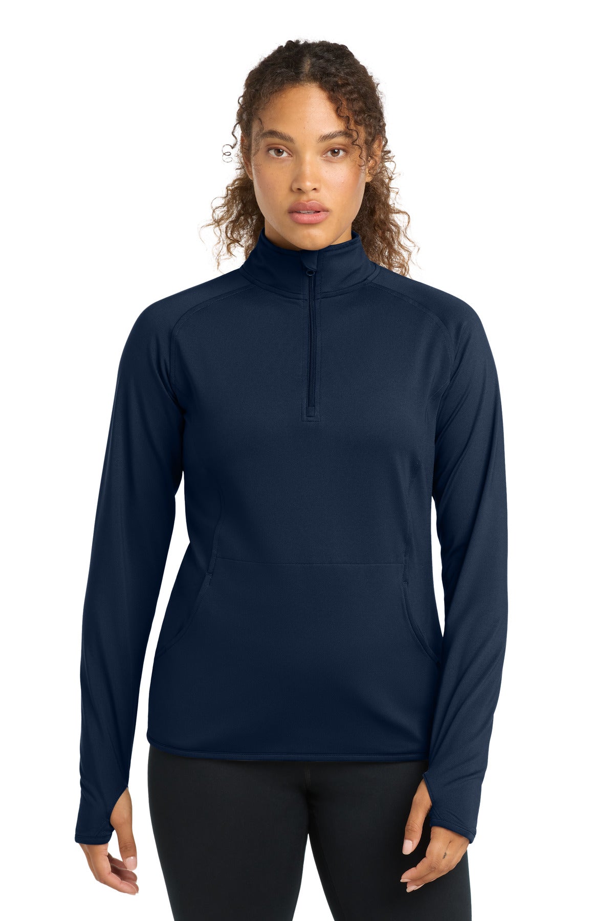 Sport-Tek Women's Sport-Wick Stretch 1/4-Zip Pullover. LST850