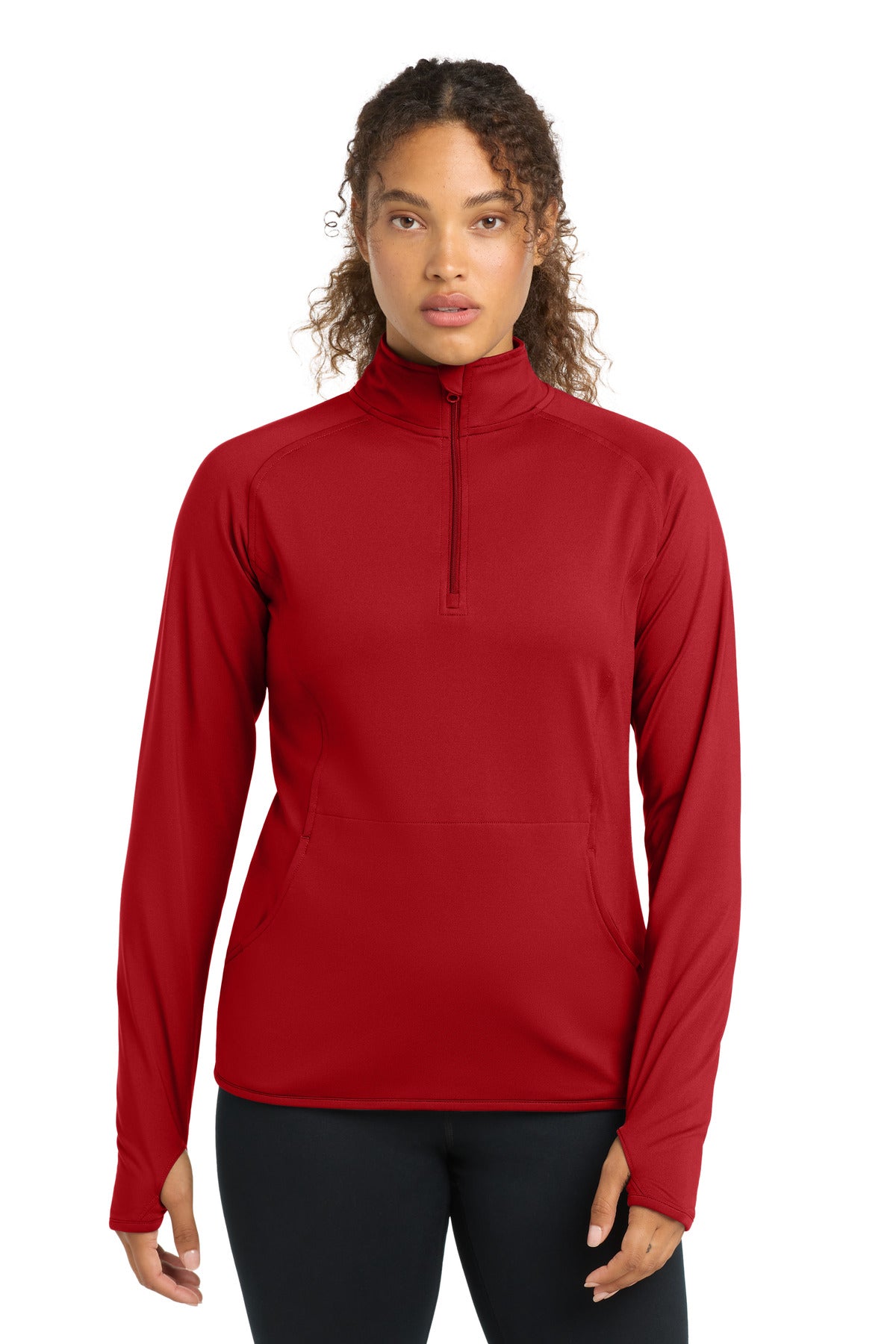 Sport-Tek Women's Sport-Wick Stretch 1/4-Zip Pullover. LST850
