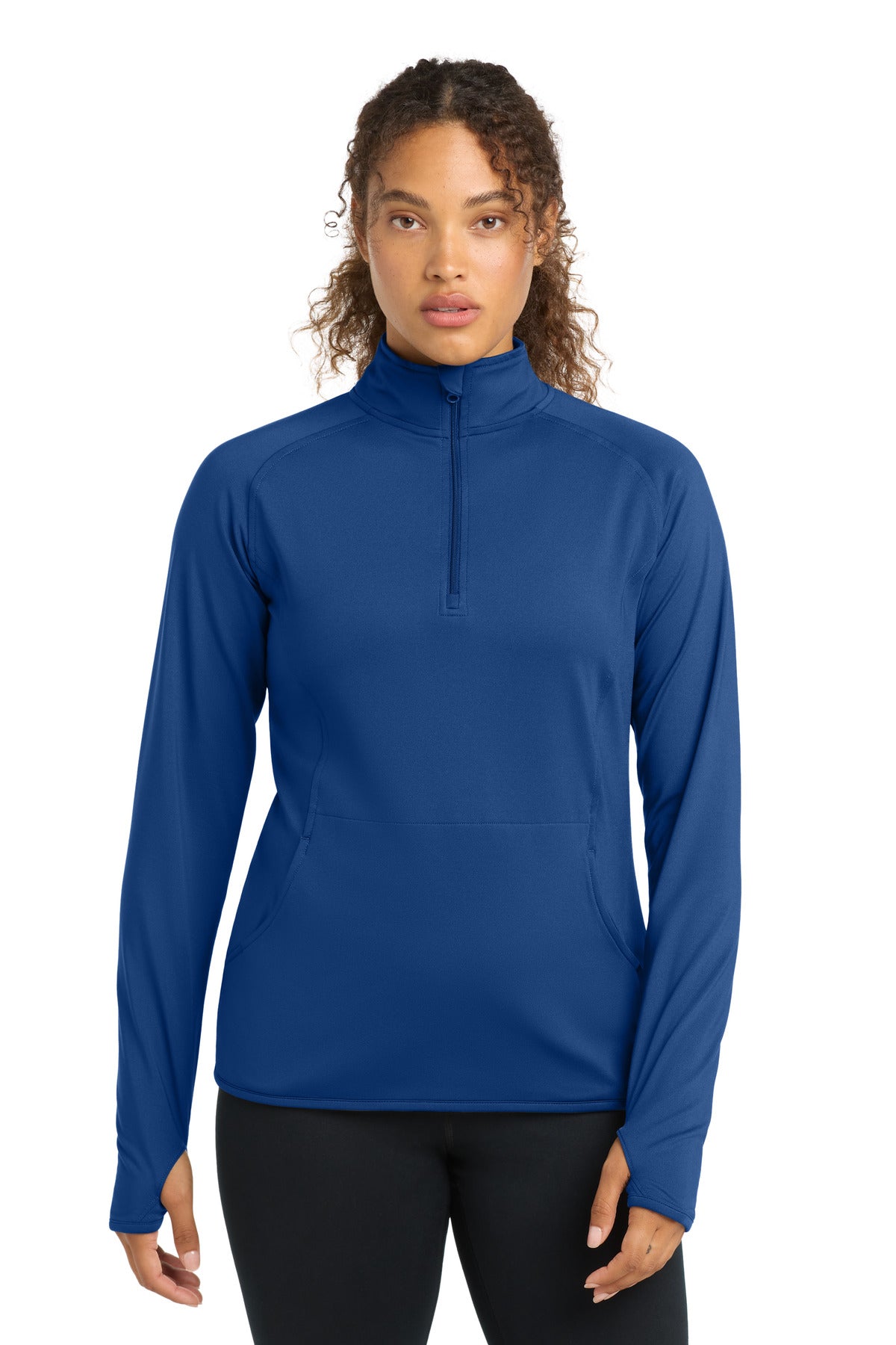 Sport-Tek Women's Sport-Wick Stretch 1/4-Zip Pullover. LST850