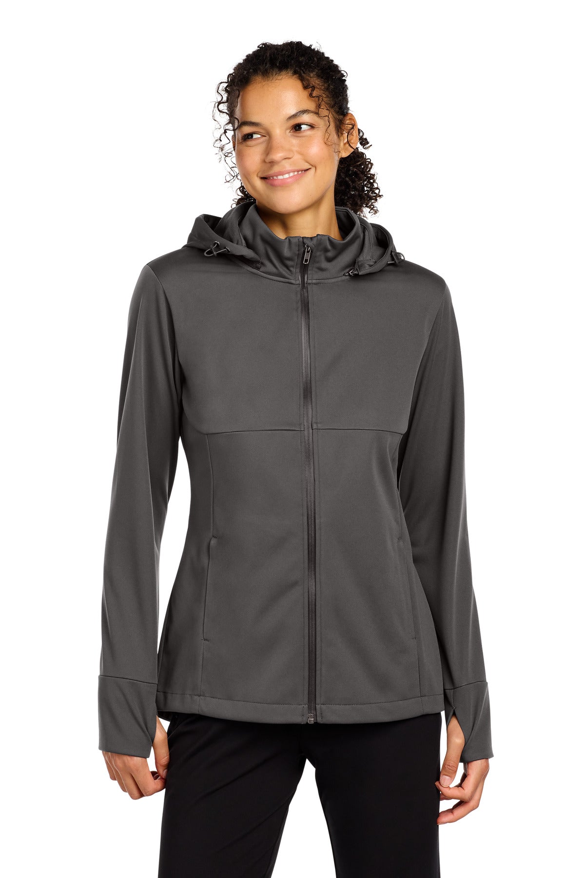 Sport-Tek Women's Hooded Soft Shell Jacket LST980