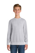 Port & Co Youth Core Fleece Crewneck Sweatshirt.  PC90Y