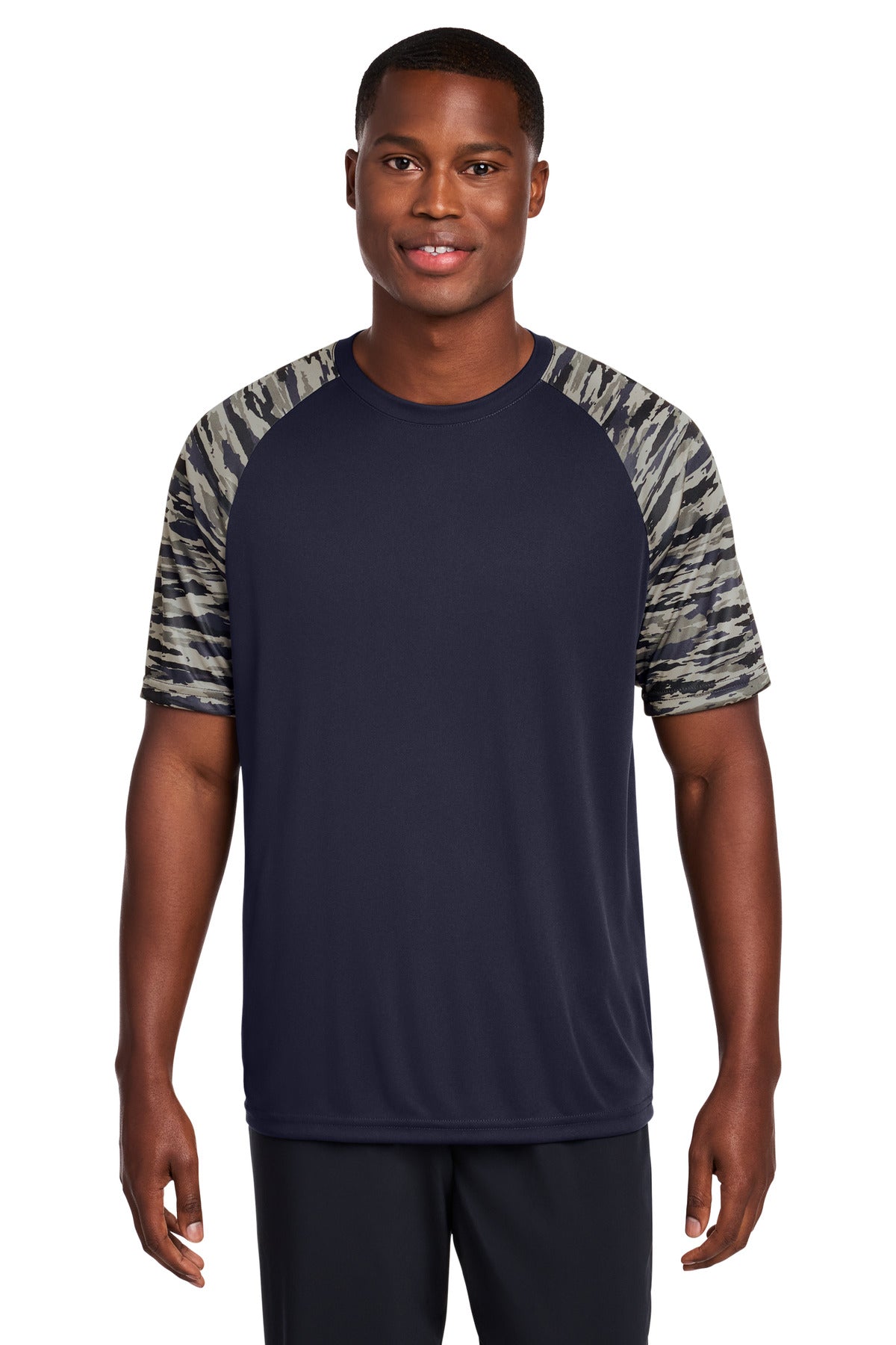 Sport-Tek Drift Camo Colorblock Tee ST376