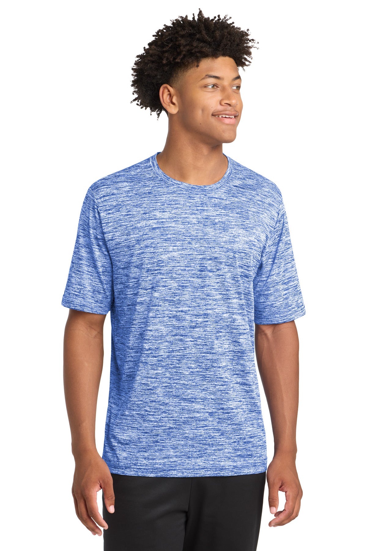 Sport-Tek PosiCharge Electric Heather Tee. ST390