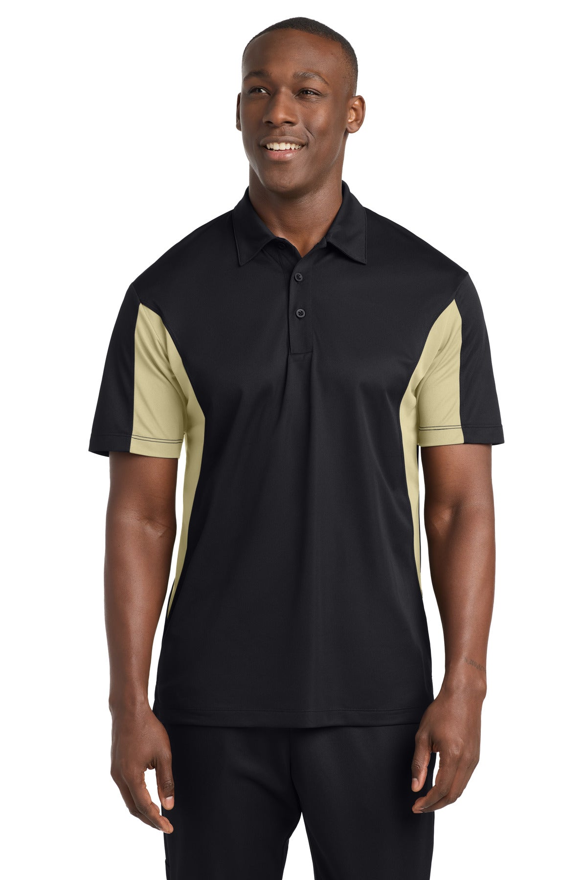 Sport-Tek Side Blocked Micropique Sport-Wick Polo. ST655