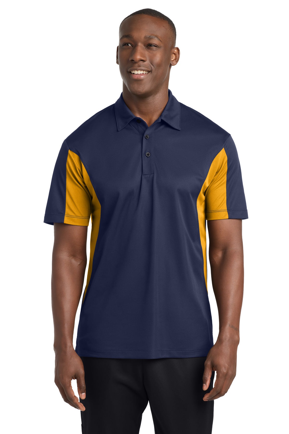 Sport-Tek Side Blocked Micropique Sport-Wick Polo. ST655