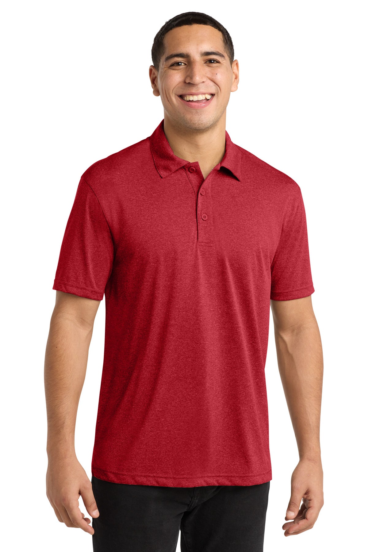 Sport-Tek Heather Contender Polo. ST660