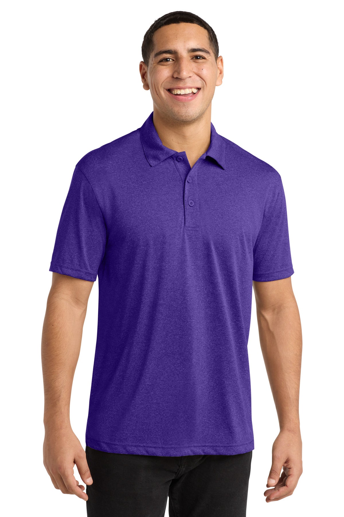 Sport-Tek Heather Contender Polo. ST660