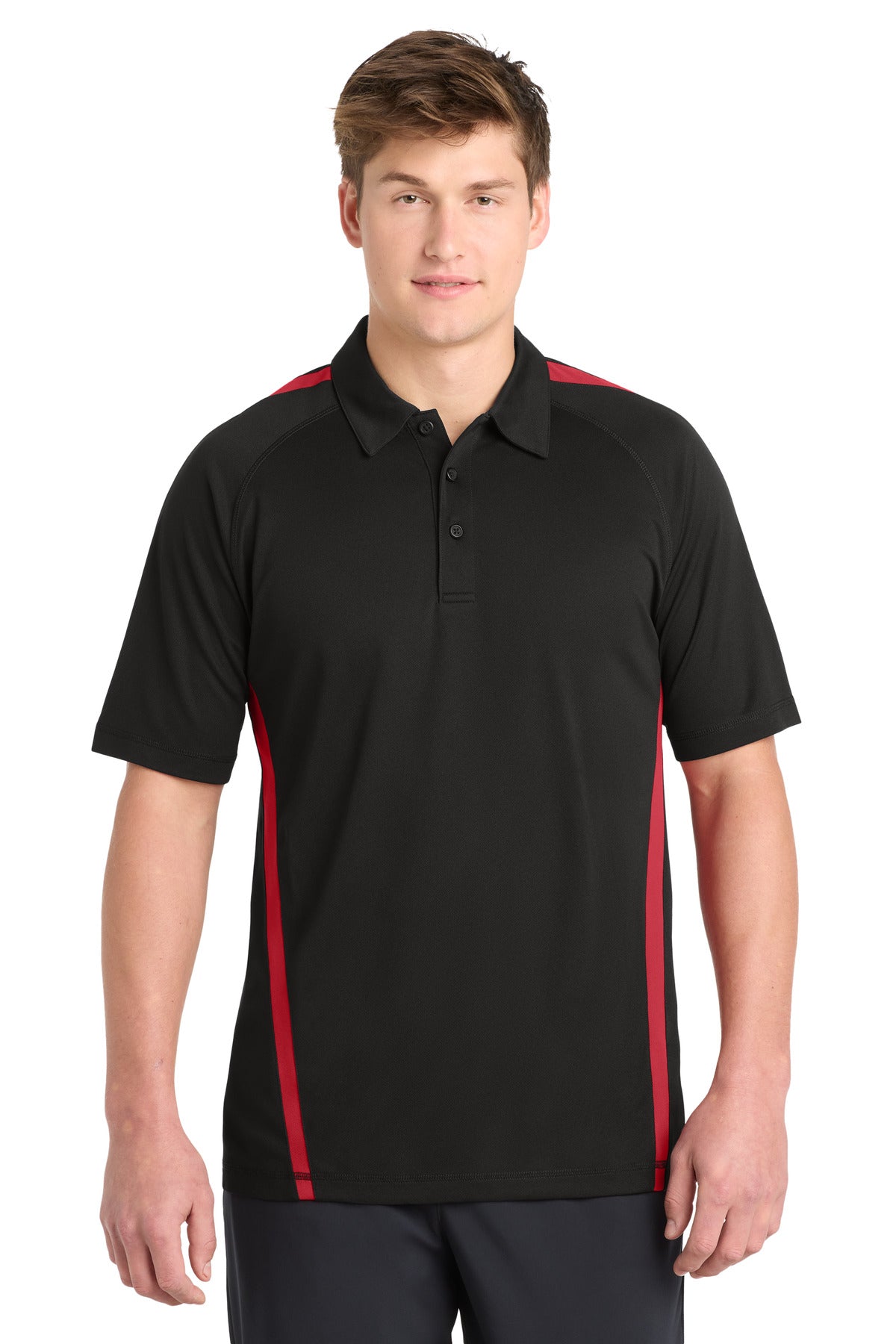 Sport-Tek PosiCharge Micro-Mesh Colorblock Polo. ST685