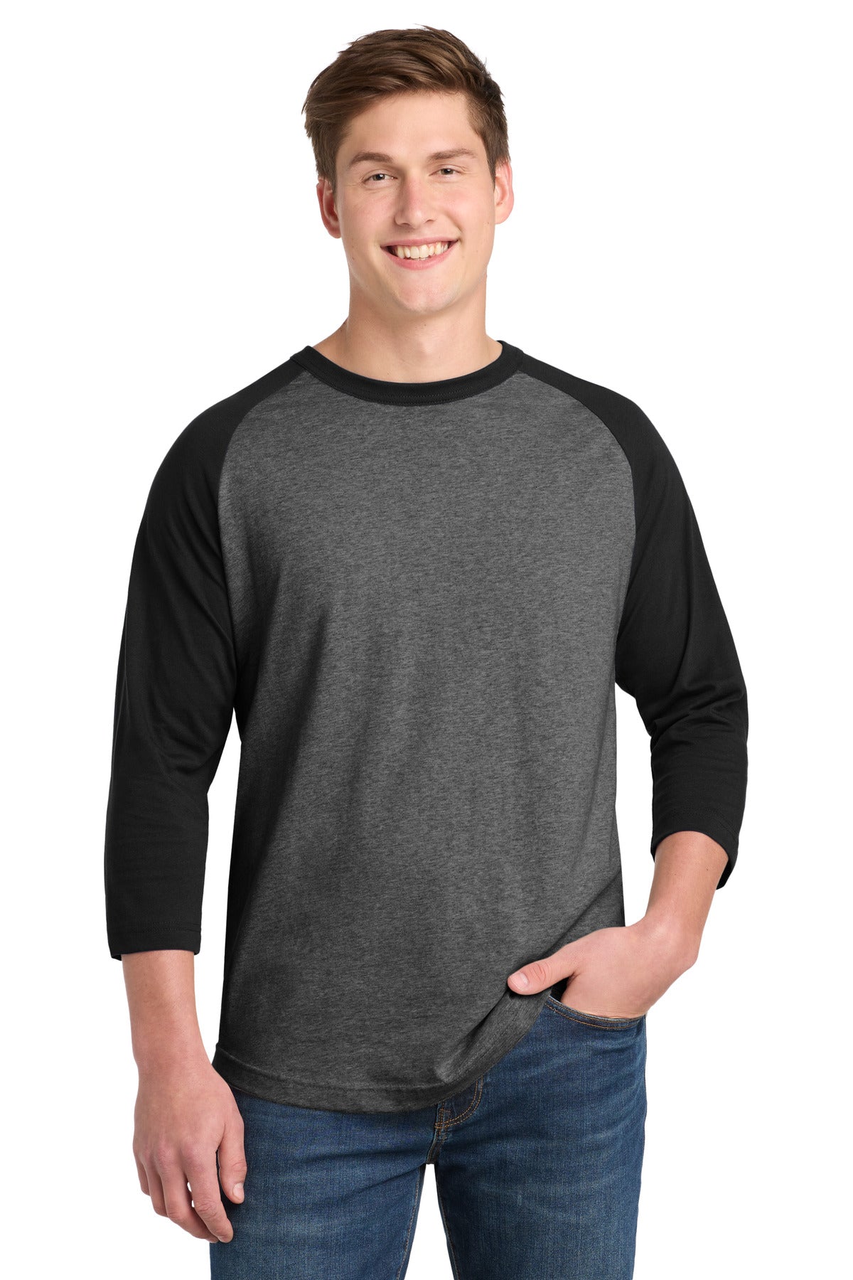 Sport-Tek Colorblock Raglan Jersey.  T200