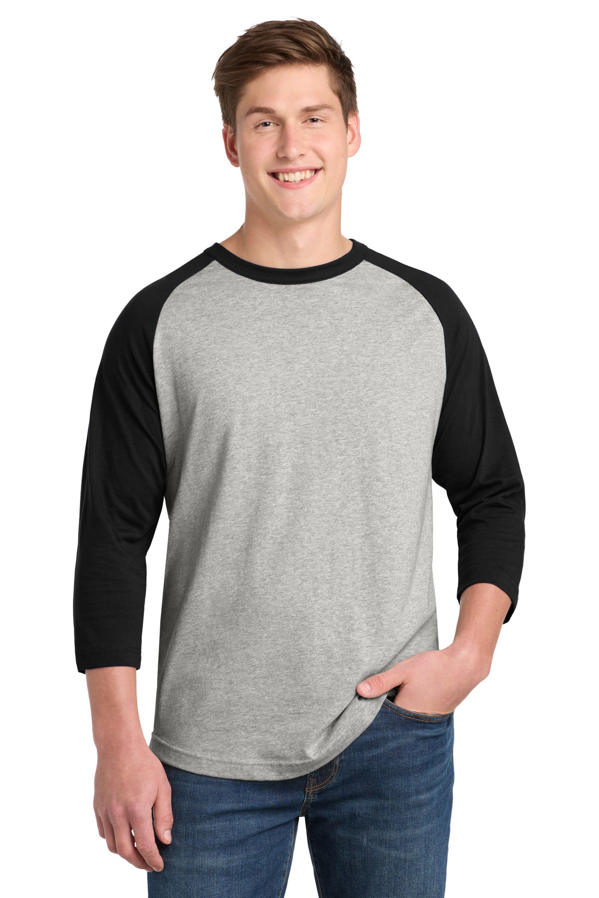 Sport-Tek Colorblock Raglan Jersey.  T200