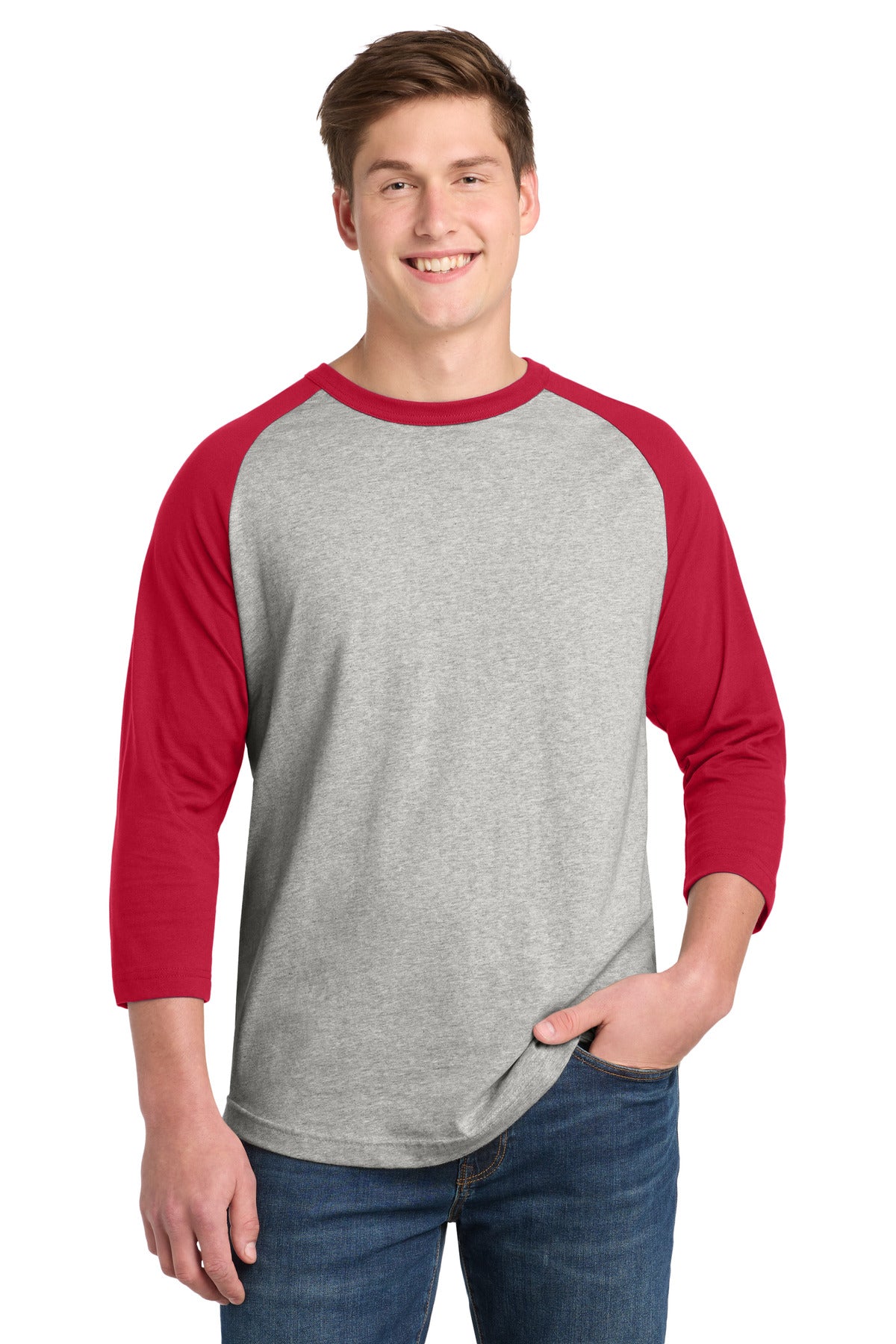 Sport-Tek Colorblock Raglan Jersey.  T200