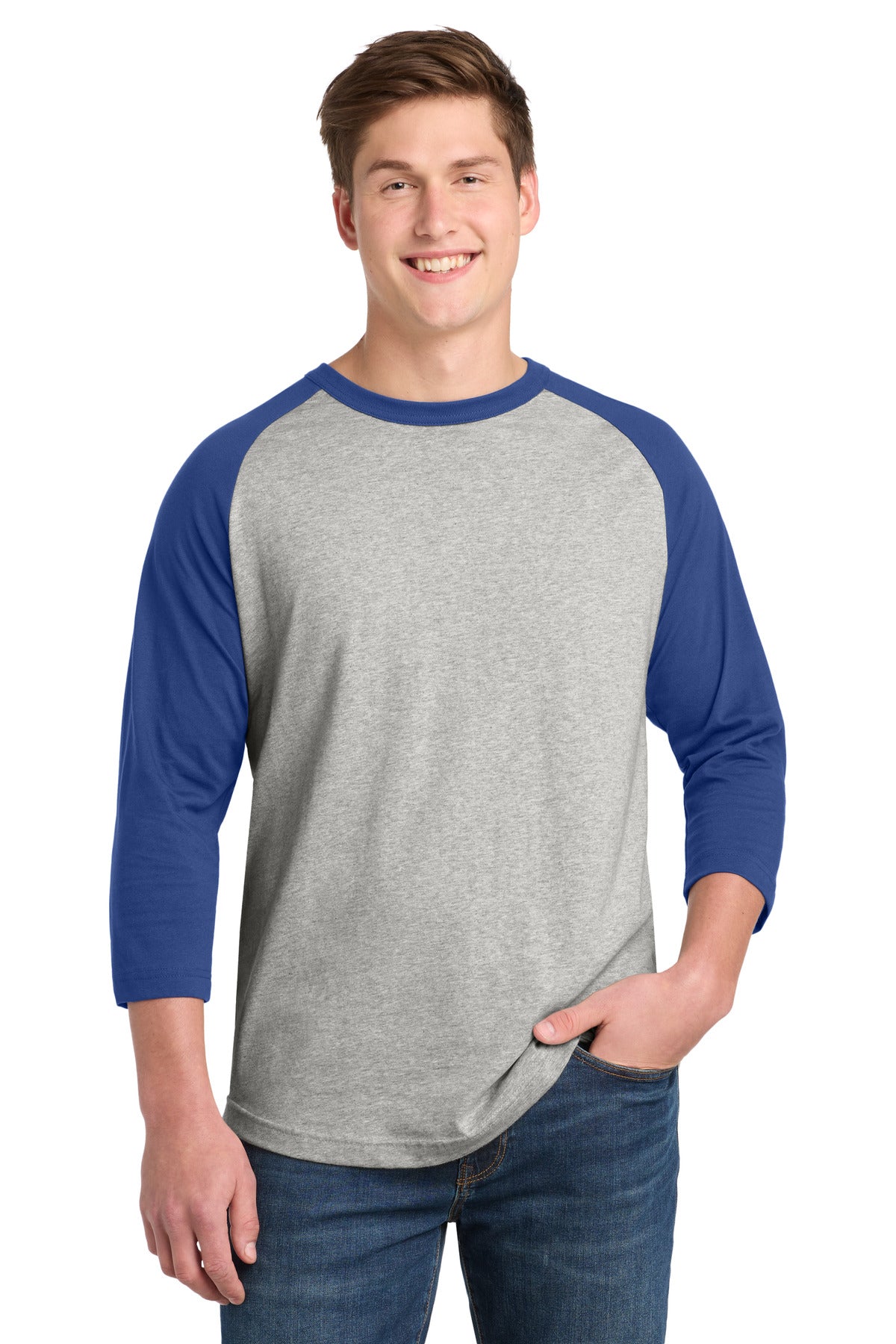 Sport-Tek Colorblock Raglan Jersey.  T200