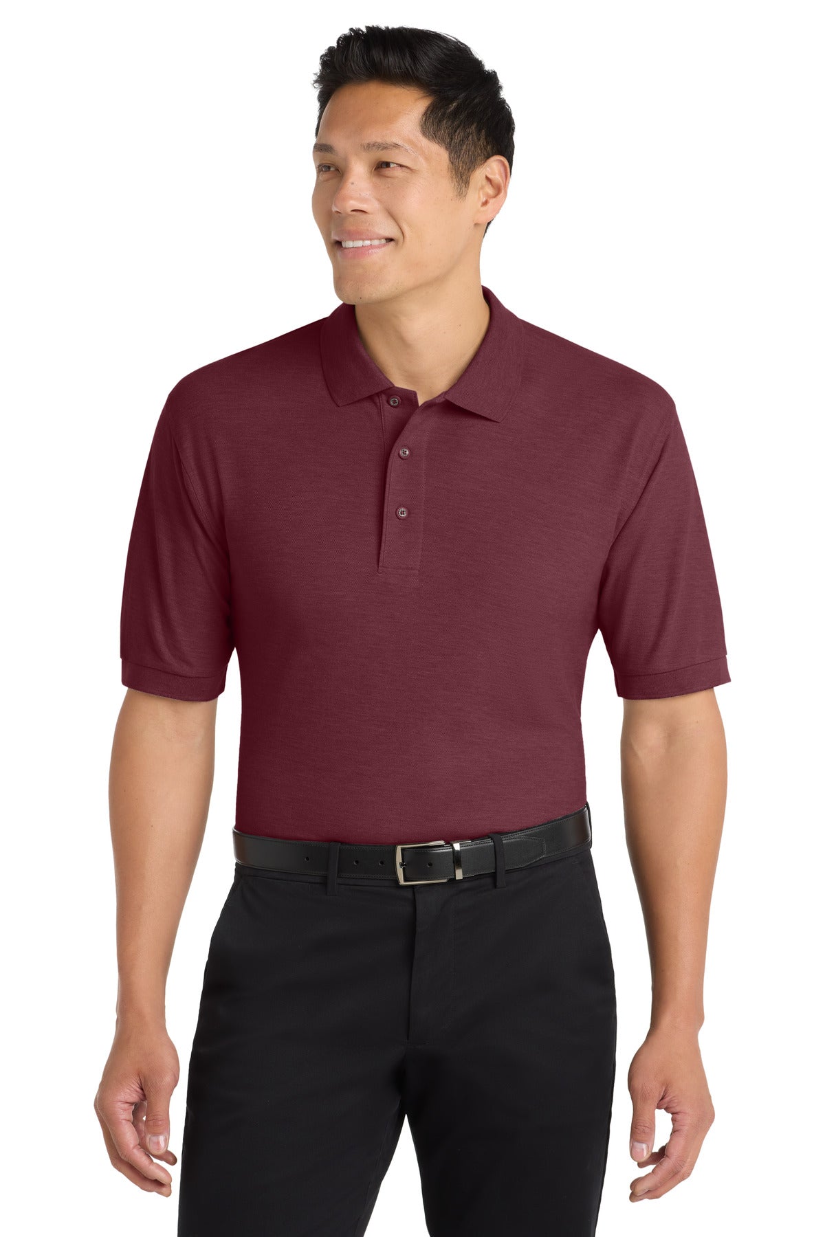 Port Authority Tall Silk Touch Polo.  TLK500