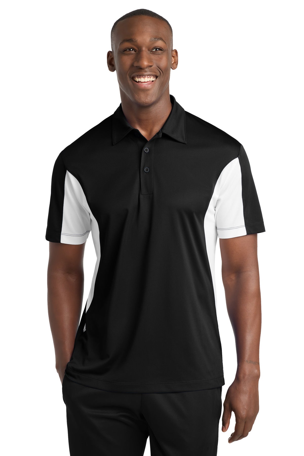 Sport-Tek Tall Side Blocked Micropique Sport-Wick Polo. TST655