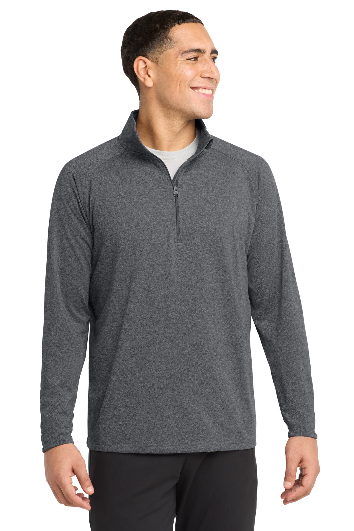 Sport-Tek Tall Sport-Wick Stretch 1/4-Zip Pullover. TST850