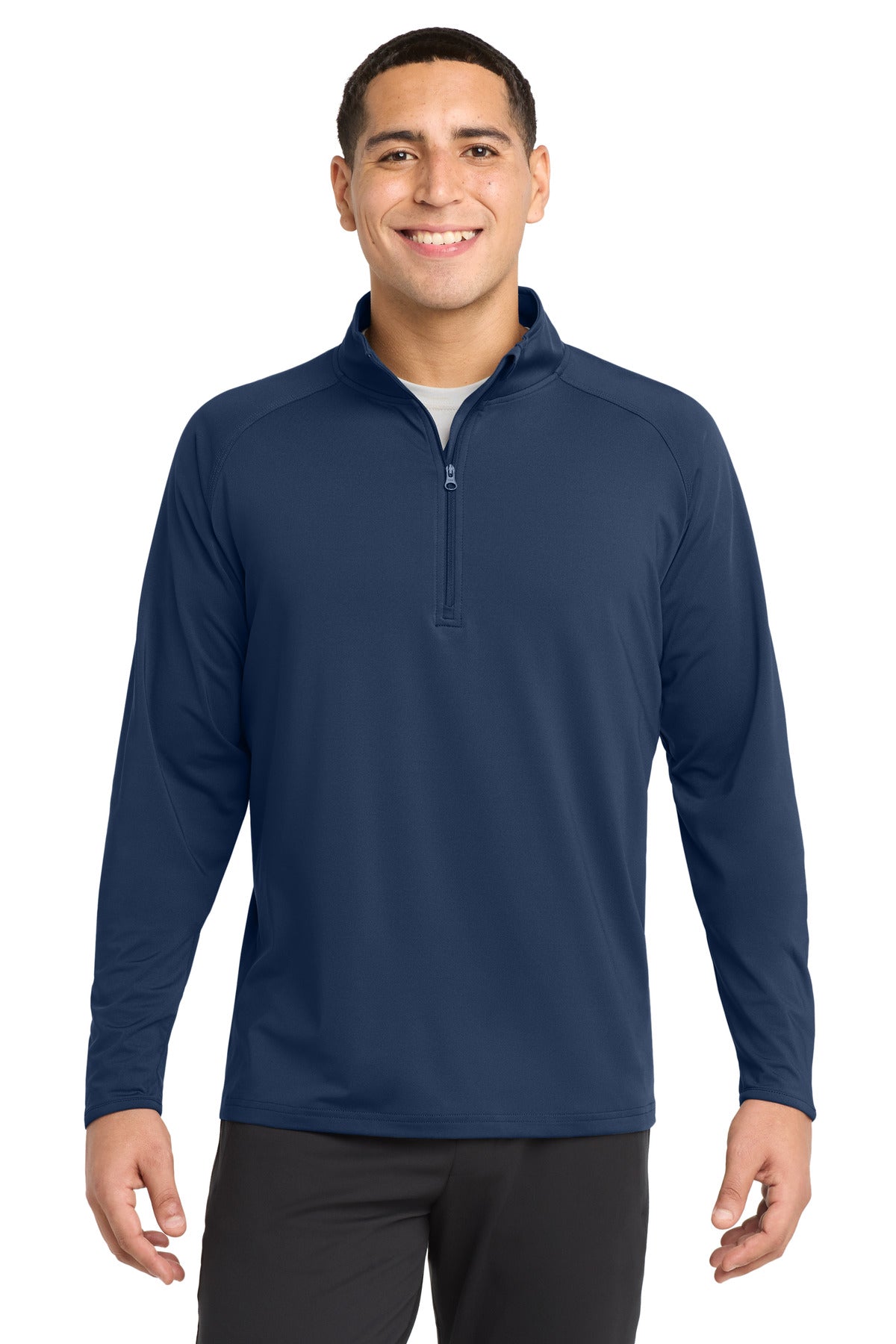 Sport-Tek Tall Sport-Wick Stretch 1/4-Zip Pullover. TST850