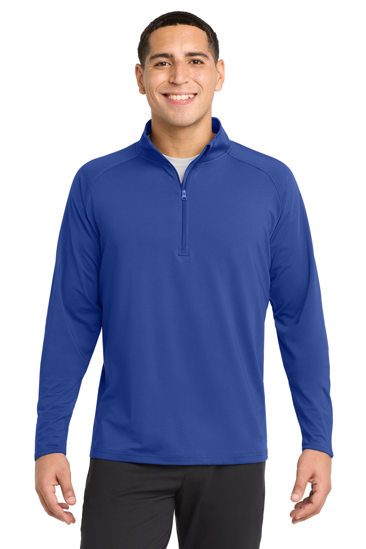 Sport-Tek Tall Sport-Wick Stretch 1/4-Zip Pullover. TST850
