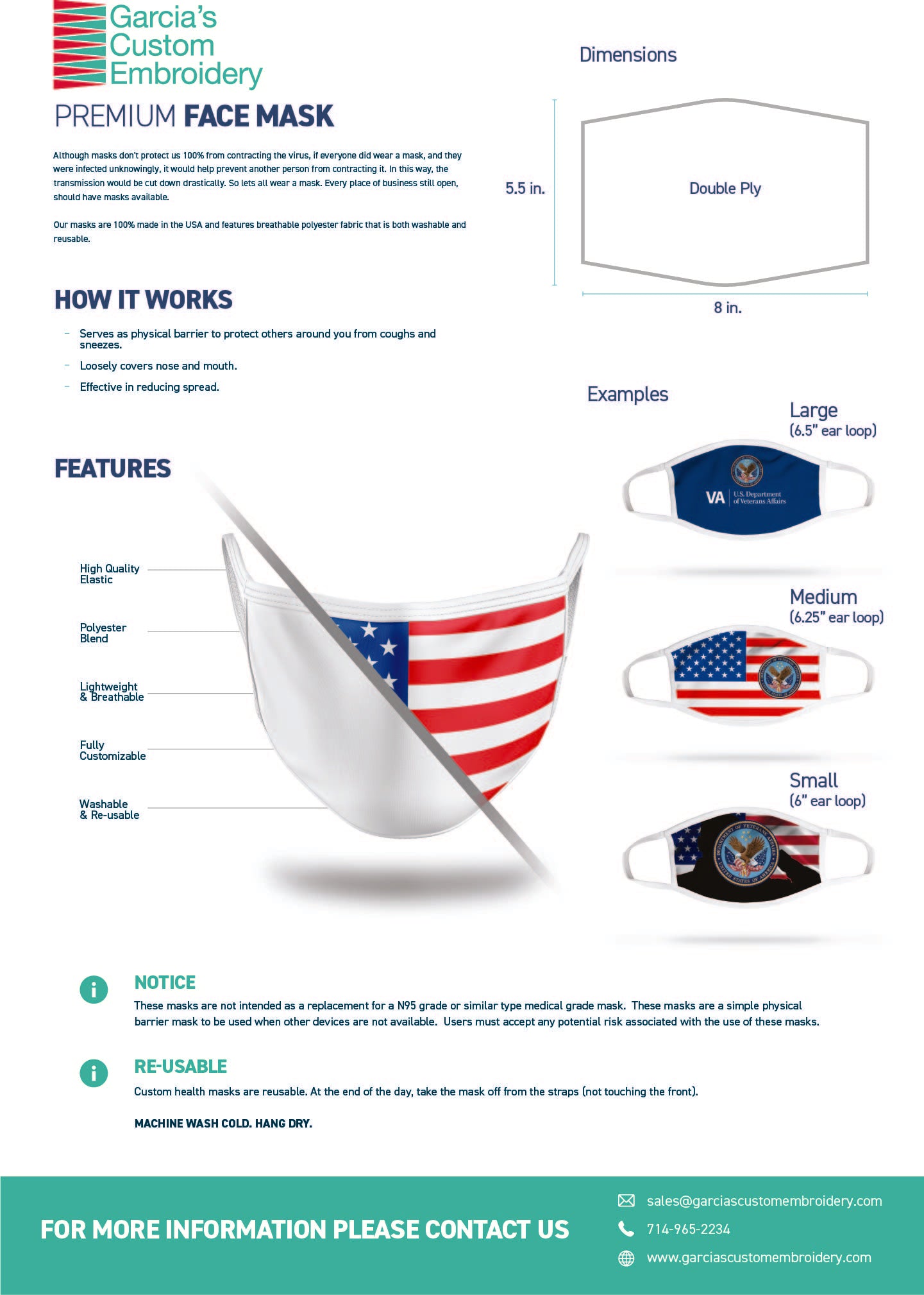 Face Mask - United (4 pack)