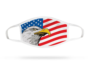 Face Mask - Eagle with Flag (4 pack)
